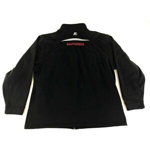 Washington Redskins Full Zip Track Jacket XL Black Embroidered NFL Football Mens